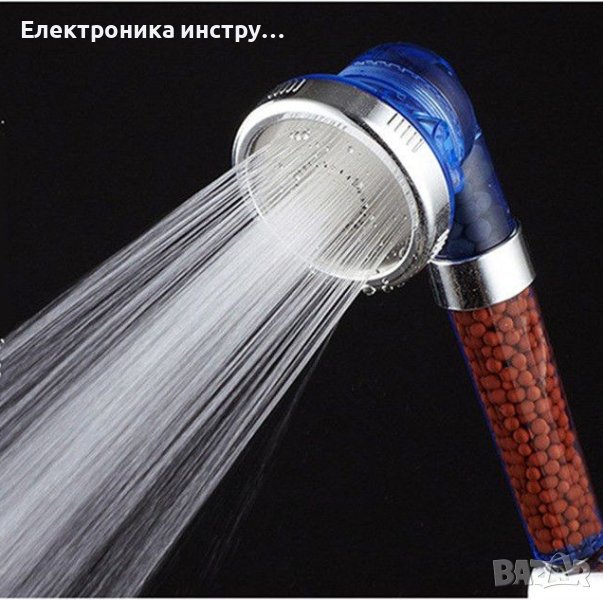 СПА Душ слушалка с минерали турмалин и германий, SPA Shower, снимка 1
