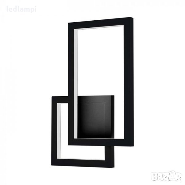 LED Аплик 20W Черен IP20, снимка 1