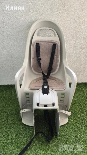 ДЕТСКО СТОЛЧЕ ЗА ВЕЛОСИПЕД GRUVI, ЗА БАГАЖНИК  Polisport Decathlon , снимка 1