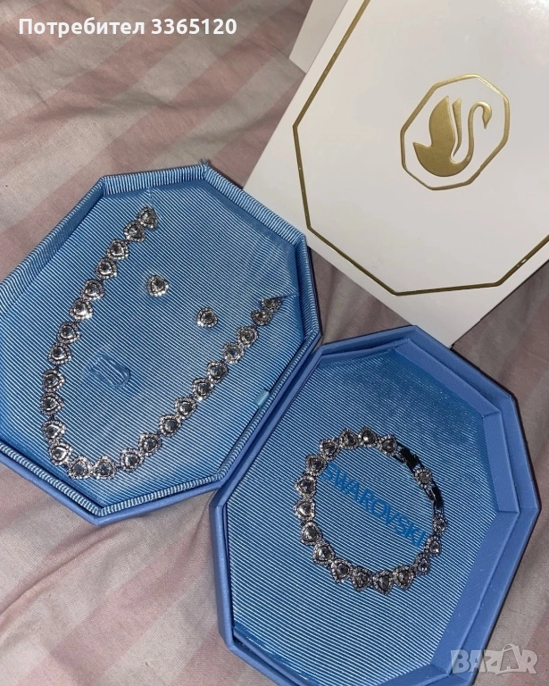 Ariana Grande x Swarovski Crystal Heart set, снимка 1