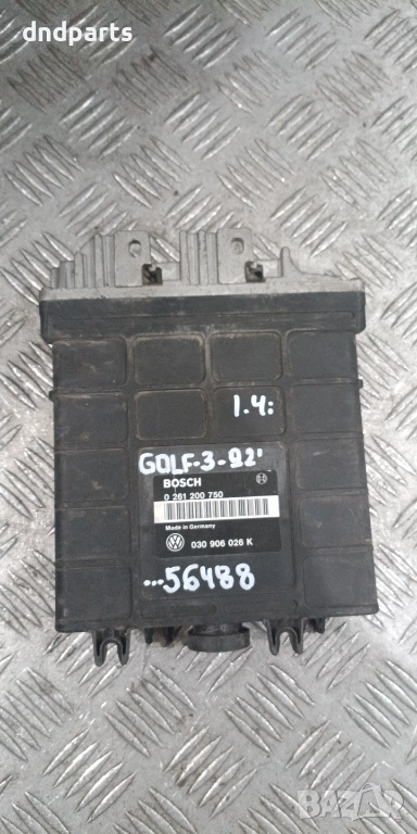 Компютър VW Golf 3 1.4i 1992г. 030906026K 0261200750 , снимка 1