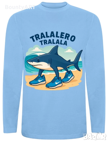 Детска блуза Тралалеро Тралала, снимка 1