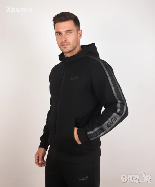 Emporio Armani EA7 - Оригинално мъжко горнище с качулка размер L, снимка 1