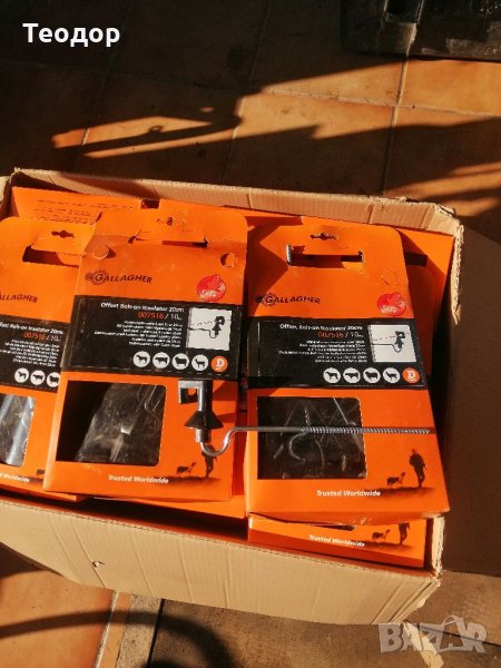 Изолатори за електропастир gallagher offset, снимка 1