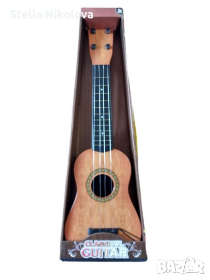 Играчка акустична китара със струни и перце,50см., снимка 1