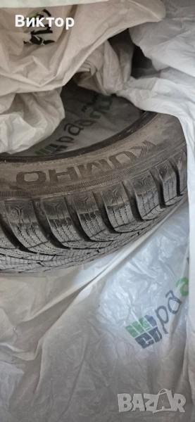 продавам 3 бр зимни гуми Kumho Wintercraft wp52 225/50/17, снимка 1