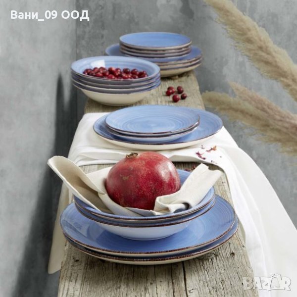 Сервиз за хранене в синьо, снимка 1