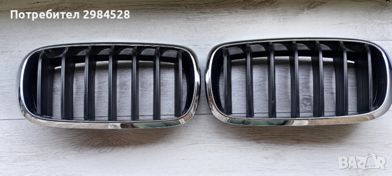 Решетки / бъбреци за BMW X5 F15 X6 F16 Black / БМВ Х5 Ф15 Х6 Ф16, снимка 1