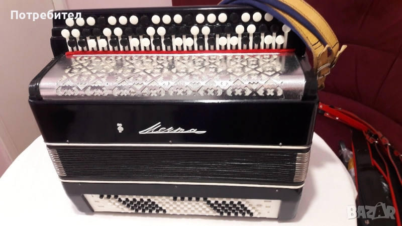 Руски Баян 120 баса, снимка 1