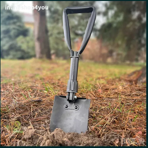 Сгъваема мобилна лопата/кирка/мотика/трион с калъф, снимка 1