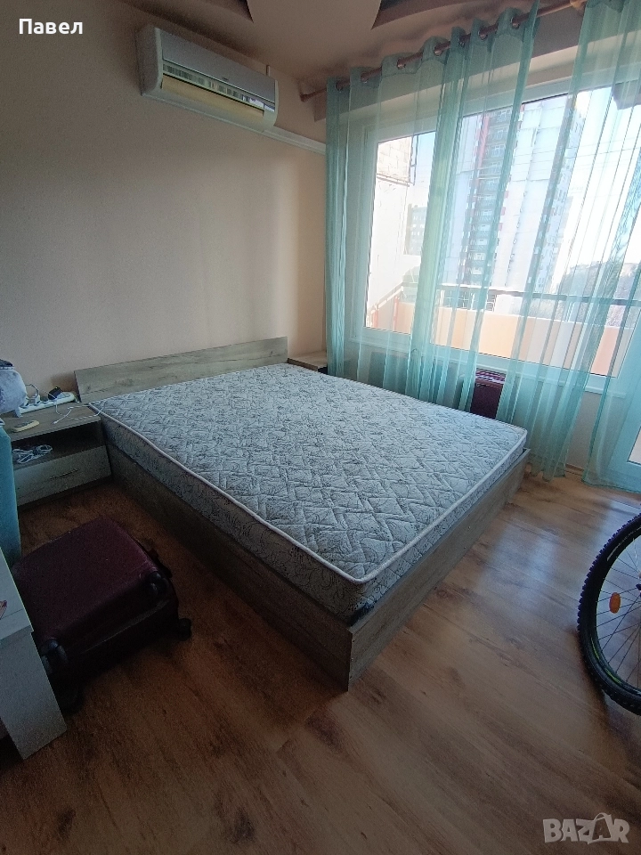 спалня 160/200 с нощни шкафчета, снимка 1