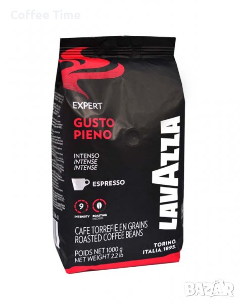 Кафе на Зърна Lavazza Expert Gusto Pieno 1кг. Густо Пиено, снимка 1