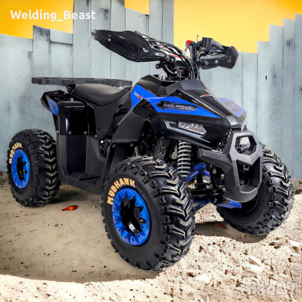 Max Motors ATV 125cc бензиново АТВ 125 кубика - Mudhawk Tourist Black, снимка 1