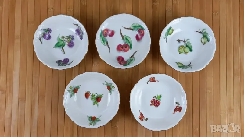 5 бр. купички с плодове - Walbrzych, Полша, снимка 1