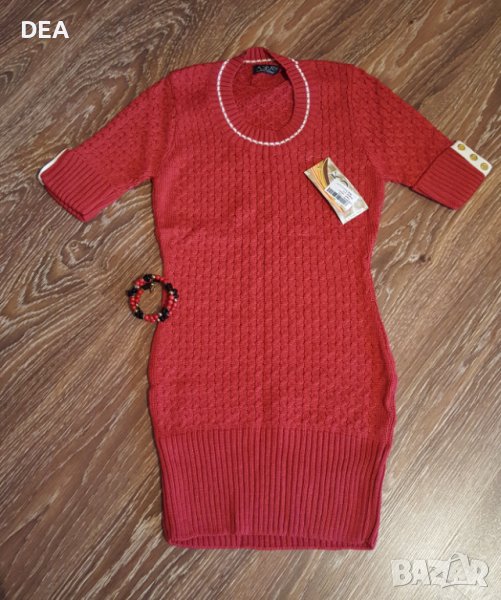 Червена туника-рокля S/M-20лв НОВА, снимка 1