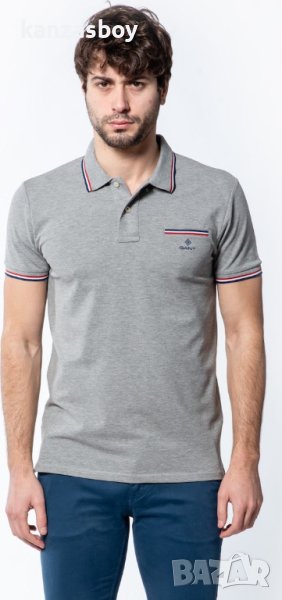 gant polo shirt - страхотна мъжка тениска 3ХЛ , снимка 1