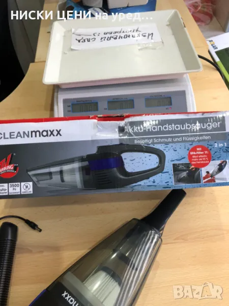 Ръчна акумулаторна прахосмукачка CLEANmaxx 2в1, снимка 1