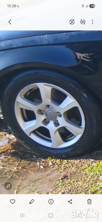 4бр лети джанти с зимни гуми , снимка 1