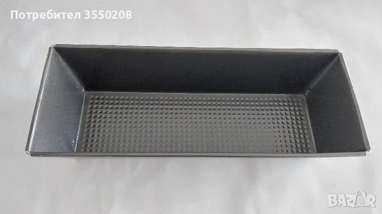 Правоъгълна форма за печене, кекс, козунак, нова, снимка 1