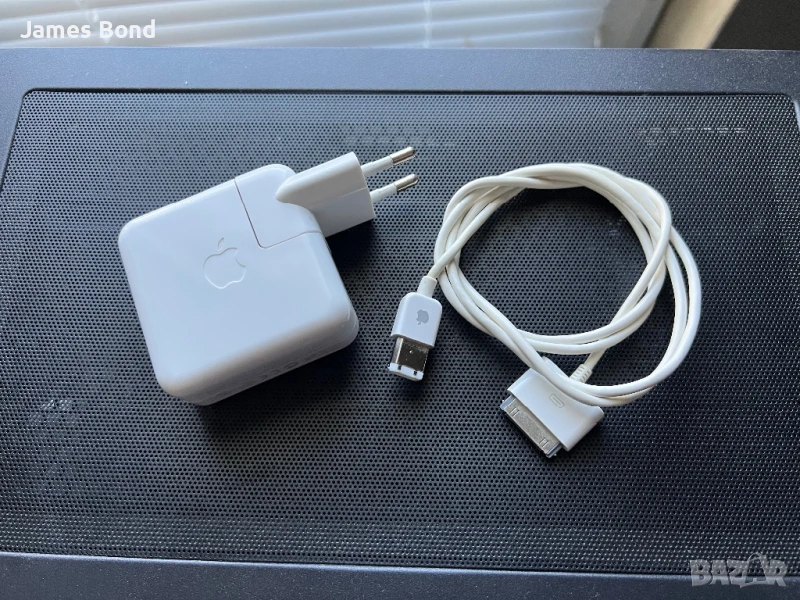 Apple iPod зарядно и кабел , снимка 1