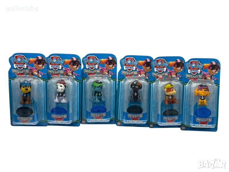 Фигурки Paw Patrol Mission Paw – кученца по избор (в блистер), снимка 1