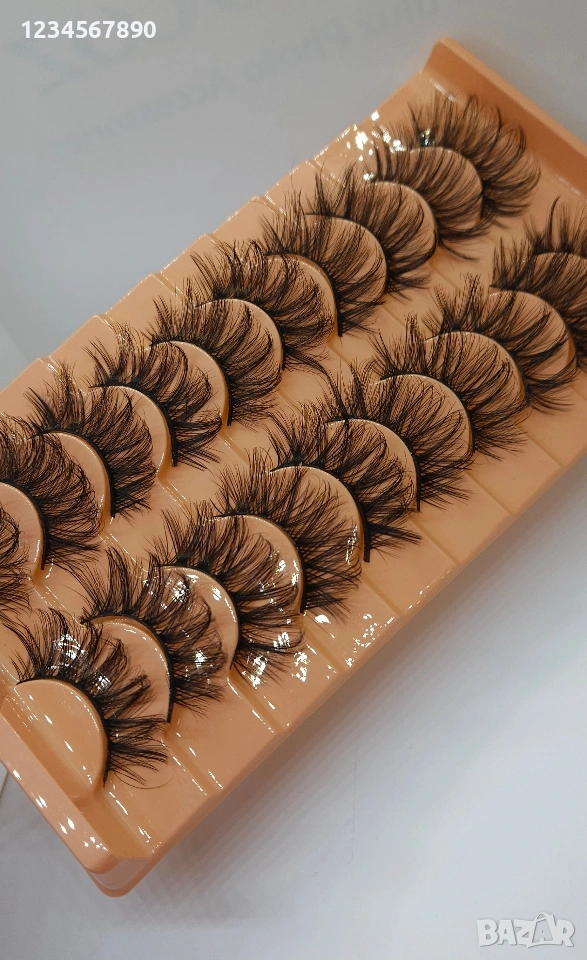 4D Мигли 10 чифта в кутия, снимка 1