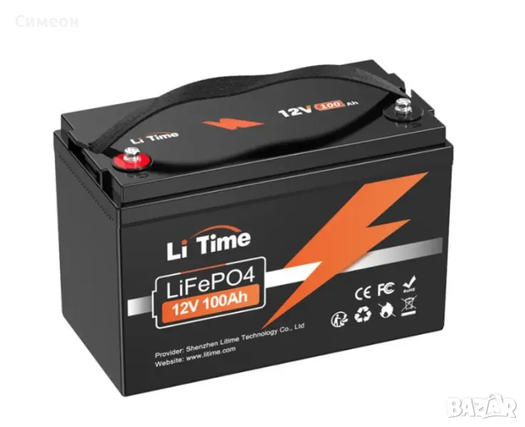 Продавам Нови Li-Time/Redodo Life-Рo4 акумулатори 12v 100Ah с 5г гаранция, снимка 1