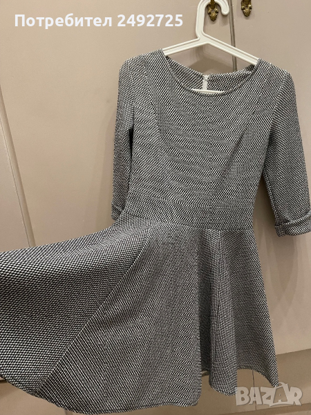 Рокля черно бяла, , снимка 1