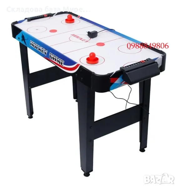 Въздушен хокей Професионален, Адаптер на 12 волта, 103Χ48Χ68 сантиметра, снимка 1