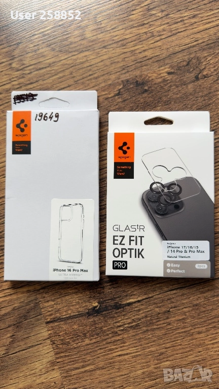 Калъф за гърба и камерата за iPhone 16 Pro Max - Spigen , снимка 1