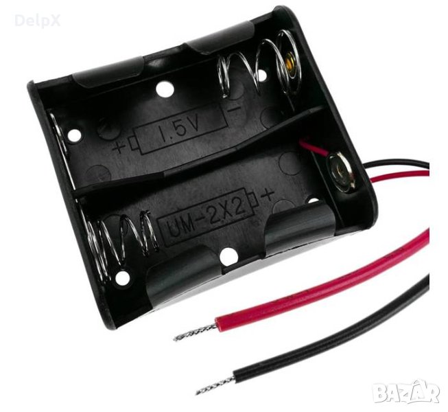 Държач/гнездо за батерии 2xLR14 (C), снимка 1