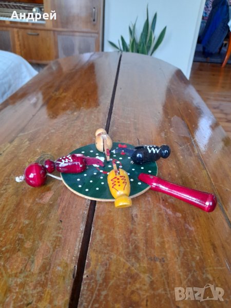 Стара Детска дървена играчка, снимка 1