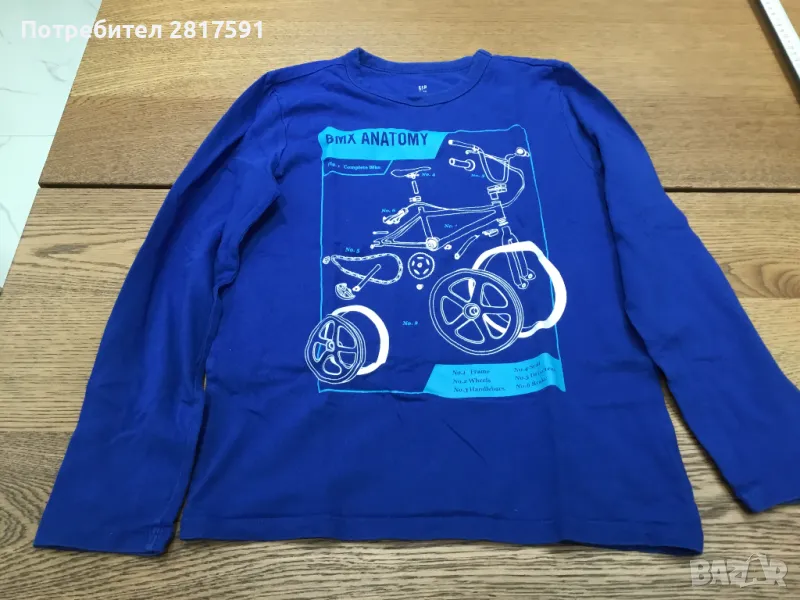 Детска блуза с дълъг ръкав Gap Kids, размер М (8-10), снимка 1