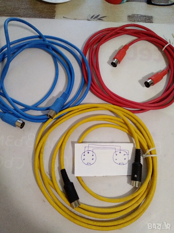 Кабел MIDI /петица/, снимка 1