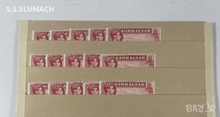Пощенски марки GIBRALTAR 1938/51г, снимка 1