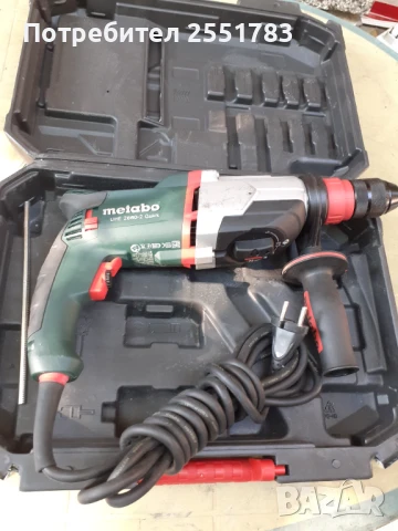 Истински германски  перфоратор метабо, снимка 2 - Бормашини - 51321532