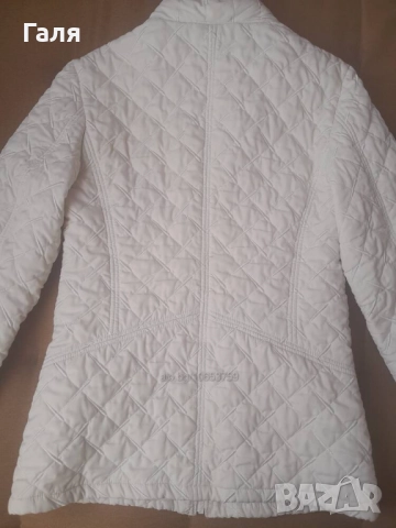 Дамско бяло яке размер S, снимка 4 - Якета - 52539026