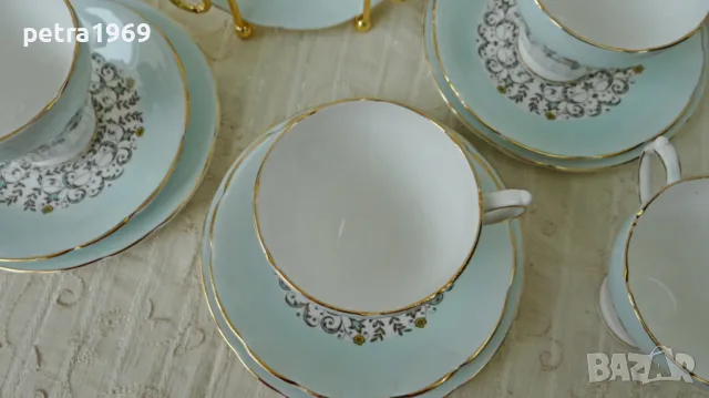 Английски порцеланови тройни сетове на Hudson and Middleton, с търговско наименование Sutherland, снимка 5 - Чаши - 49446670