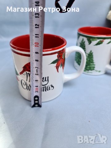 Неупотребявани чаши за чай / мляко с коледни мотиви , снимка 3 - Чаши - 42735469
