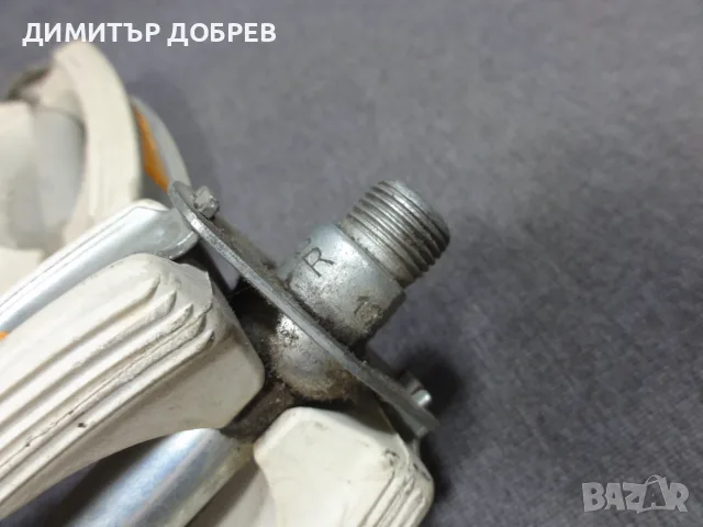 РЕТРО ВИНТИДЖ НЕМСКИ ВЕЛОСИПЕДНИ ПЕДАЛИ UNION U30 MADE IN GERMANY, снимка 5 - Части за велосипеди - 56323220