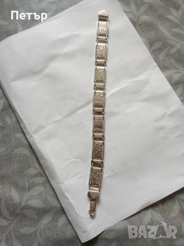 Сребърна гривна 925, снимка 2 - Гривни - 53400682