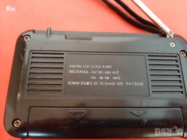  FM / УКВ Радио с Часовник , снимка 3 - Други - 34838404