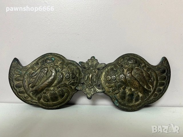 Пазарджишки пафти от 19ти век ,сребърна сплав, снимка 6 - Антикварни и старинни предмети - 53794196