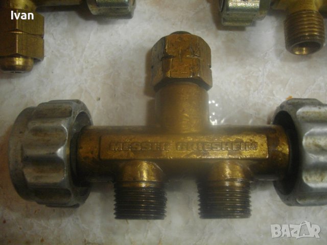 Тройник Регулируем За Газ/Ацетилен/Кислород MESSER GRIESHEIM/Газова Горелка GOK 280мм/Немска Горелка, снимка 3 - Други инструменти - 42358607