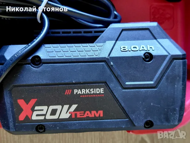 Комбиниран акумулаторен перфоратор Parkside Performance PKHAP 2058 A1 5.8 J с батерия 8000Ah и зар, снимка 5 - Перфоратори - 56008366