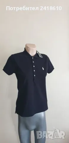 POLO Ralph Lauren Pique Cotton Slim Fit  Size M ОРИГИНАЛ! Дамска Tениска!, снимка 4 - Тениски - 47335396