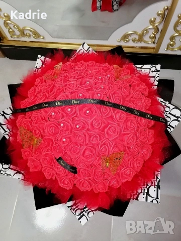 вечен букет от 101 рози