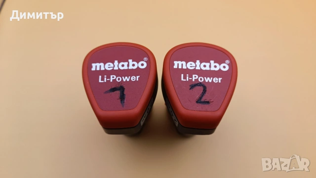 Metabo 10.8V 2.0 Ah 2 бр. батерия, снимка 4 - Винтоверти - 52940983