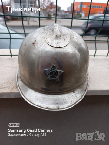 Стара пожарникарска каска шлем, снимка 5 - Антикварни и старинни предмети - 38822979