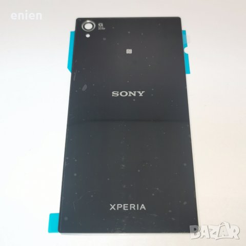 Заден капак, панел стъкло за Sony Xperia Z1 / Черен, снимка 1 - Резервни части за телефони - 39564621